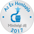 Az Év Honlapja 2017 Minőségi díj