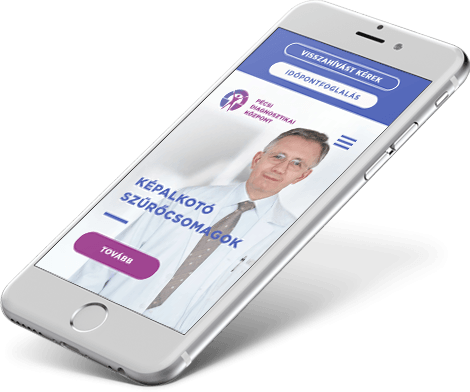 Pécsi Diagnosztikai Központ mobil nézet